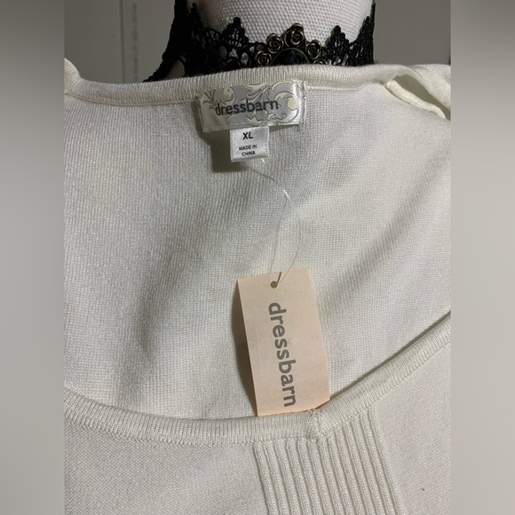Dressbarn White Sweater - Picture 6 of 9